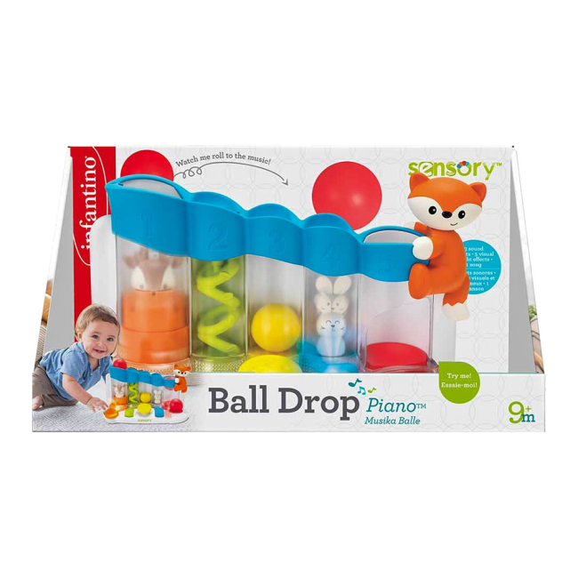 Развивающие игрушки - Музыкальная игрушка Infantino Пианино с шариком со световым эффектом (216428I)#4