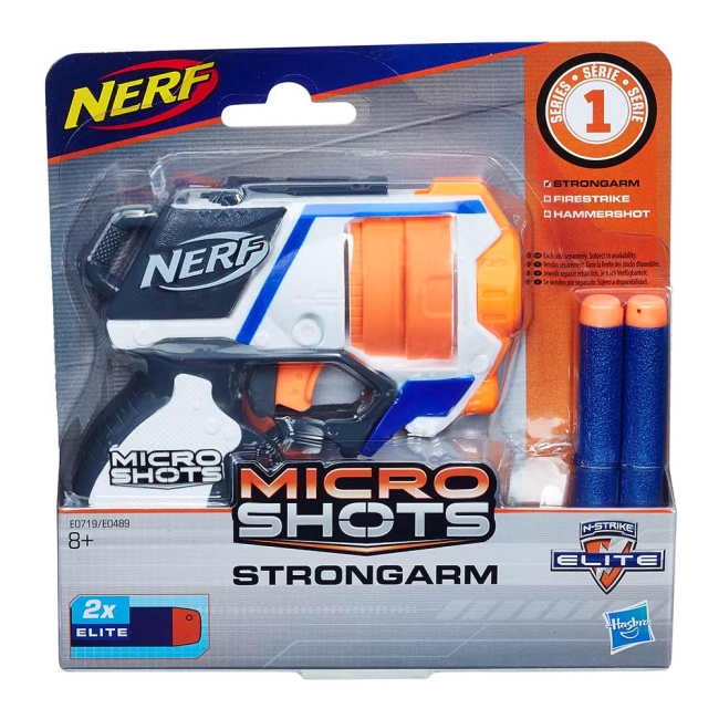 Помповое оружие - Бластер NERF Elite Micro shots  Strongarm (E0489/E0719)#2