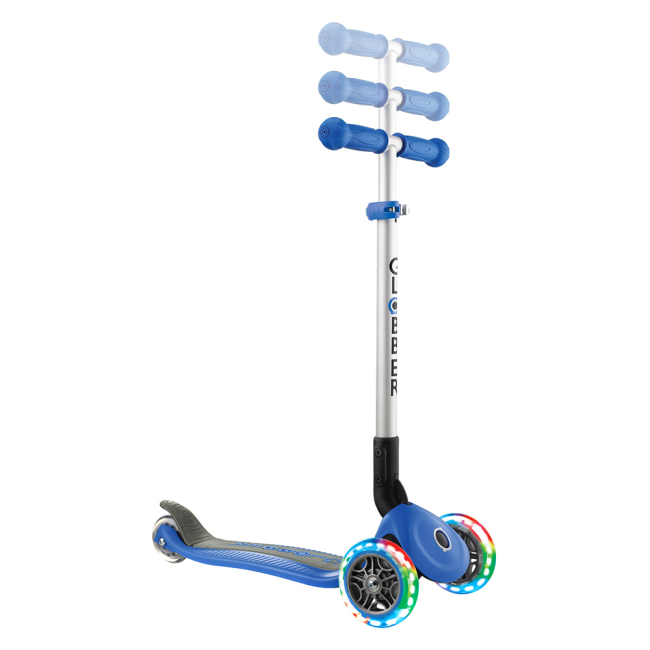 Самокати - Самокат Globber Primo Складані вогні синій (432-100)#4