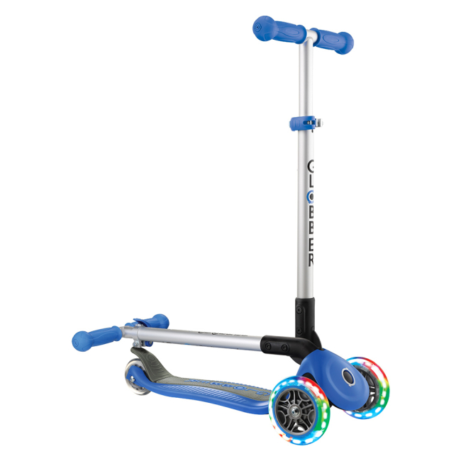 Самокати - Самокат Globber Primo Складані вогні синій (432-100)#5