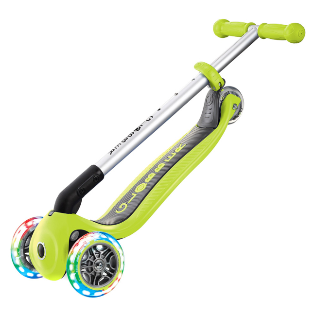 Самокати - Самокат Globber Primo Складані вогні зелений (432-106)#2