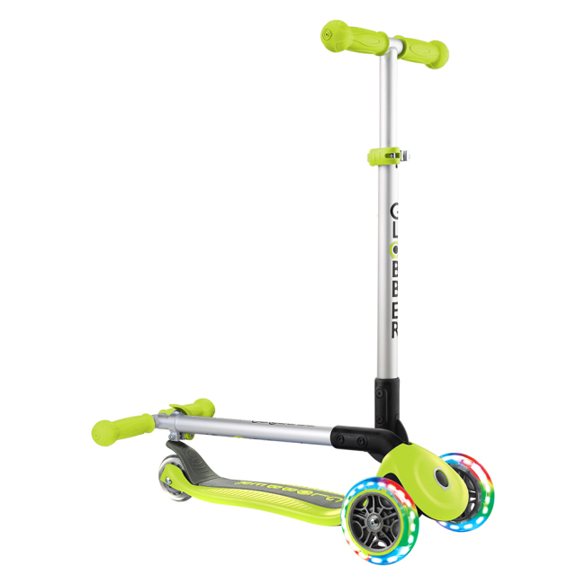Самокати - Самокат Globber Primo Складані вогні зелений (432-106)#5