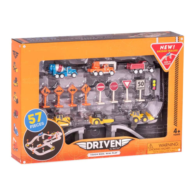 Автотреки - Набір Driven Pocket series Будівельна техніка (WH1079Z)#4