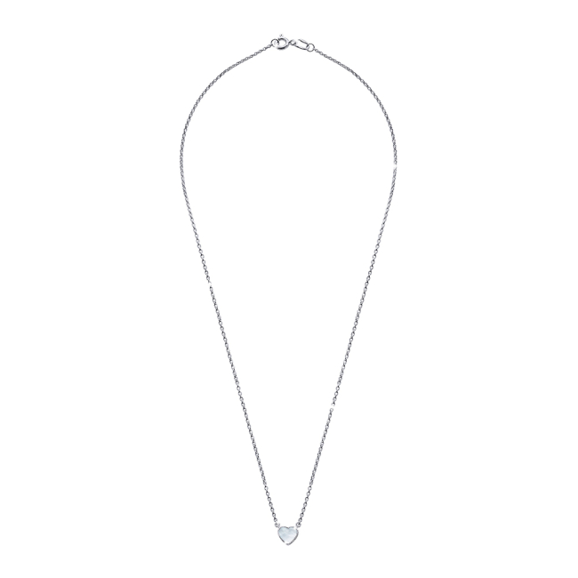 Ювелирные украшения - Колье UmaUmi Сердце с перламутром белое (5850034956812)#2