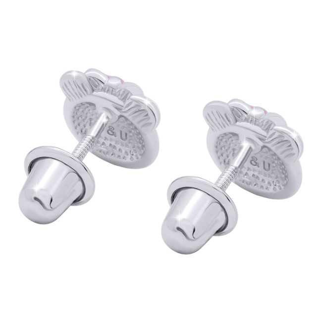 Ювелірні прикраси - Сережки UmaUmi Мімішка рожеві (5338664991477)#2