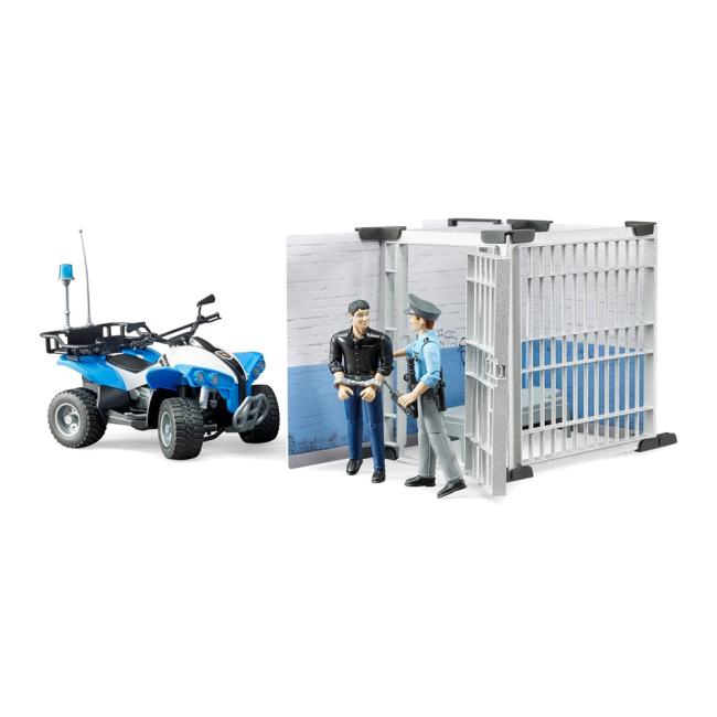 Транспорт и спецтехника - Игровой набор Bruder Emergency Полицейский участок 1:16 (62730)#3