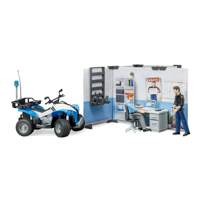 Транспорт и спецтехника - Игровой набор Bruder Emergency Полицейский участок 1:16 (62730)#4