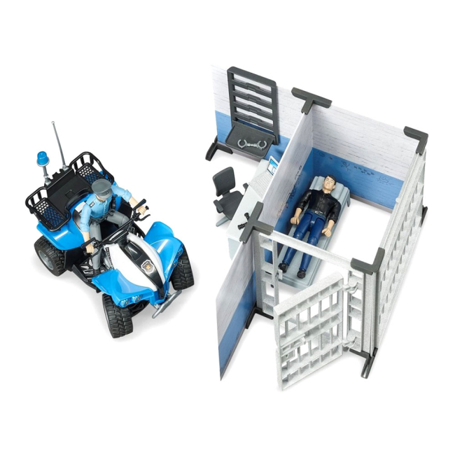 Транспорт и спецтехника - Игровой набор Bruder Emergency Полицейский участок 1:16 (62730)#5