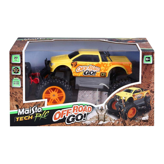 Радіокеровані моделі - Автомодель Maisto Tech Off road go на радіокеруванні жовта (81762 yellow)#3