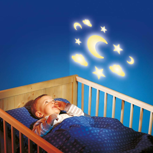 Набори для творчості - Набір наклейок Simba Зірки хмарки та місяці 40 шт (7822343)#2