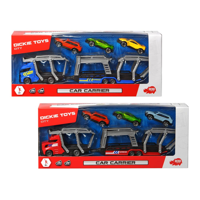 Транспорт и спецтехника - Игровой набор Dickie Toys Автотранспортер с 3 автомобилями ассортимент (3745008)#3