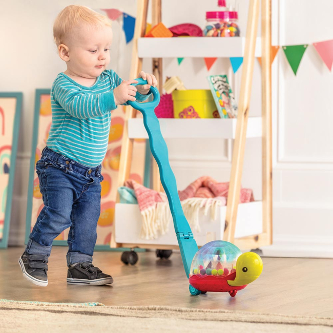 Машинки для малышей - Игрушка-каталка Battat Черепашка топ-топ с эффектами (BX1647Z)#3