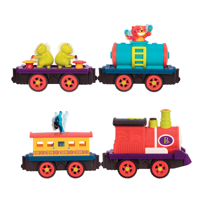 Залізниці та потяги - Ігровий набір Battat Баттатоекспрес моторизований (BX1742Z)#3