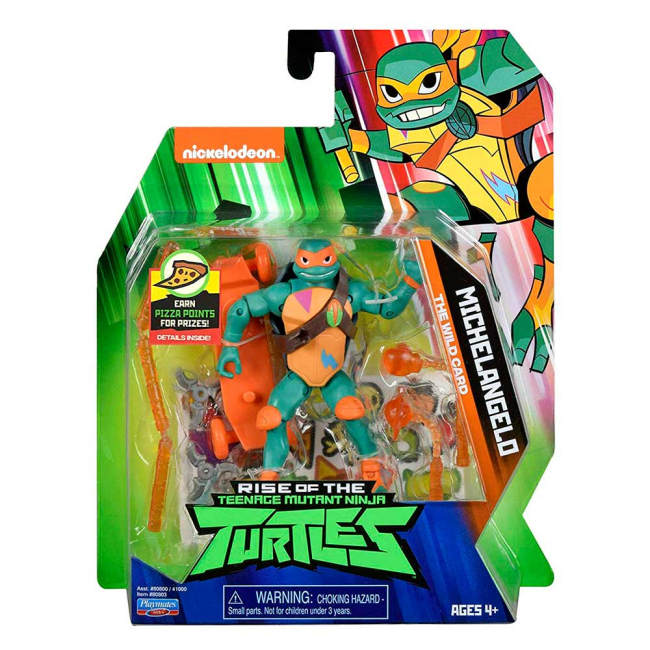 Фигурки персонажей - Фигурка TMNT Эволюция Черепашек-Ниндзя Микеланджело 12 см (80803)#2