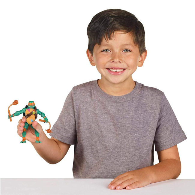 Фигурки персонажей - Фигурка TMNT Эволюция Черепашек-Ниндзя Микеланджело 12 см (80803)#5