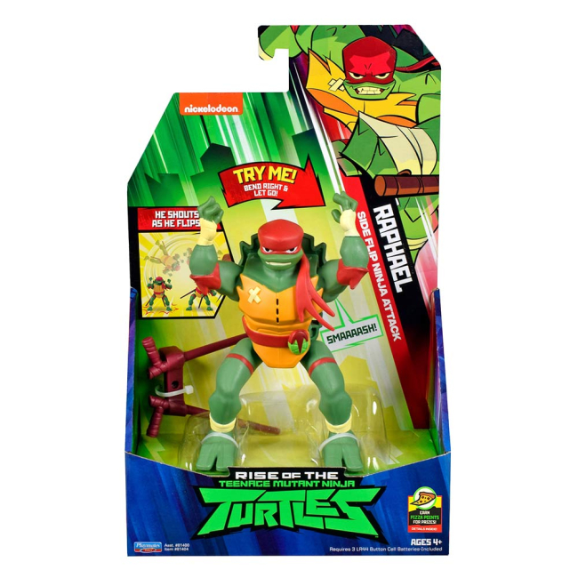 Фигурки персонажей - Фигурка TMNT Эволюция Черепашек-Ниндзя Рафаэль 15 см звуковая (81404)#2