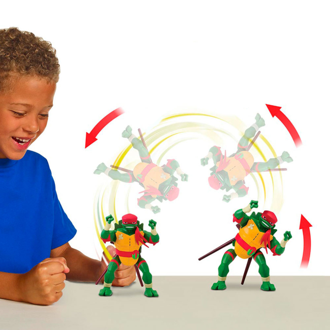 Фигурки персонажей - Фигурка TMNT Эволюция Черепашек-Ниндзя Рафаэль 15 см звуковая (81404)#3