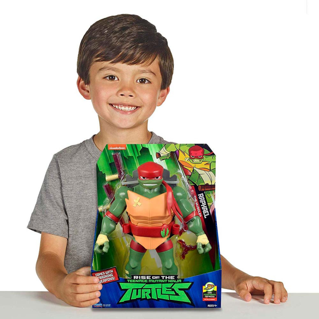 Фигурки персонажей - Фигурка TMNT Эволюция Черепашек-Ниндзя Рафаэль 27 см (81454)#5