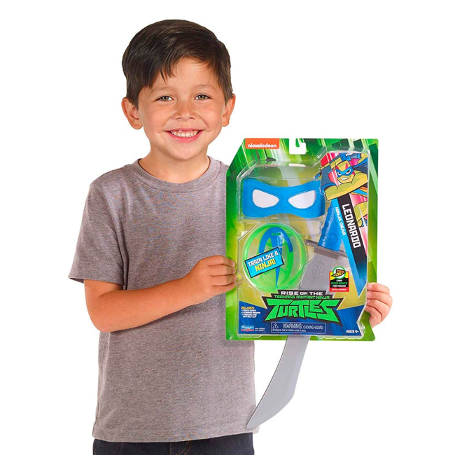 Аксессуары - Игрушечное оружие TMNT Эволюция Черепашек-Ниндзя Снаряжение Леонардо (82051)#4