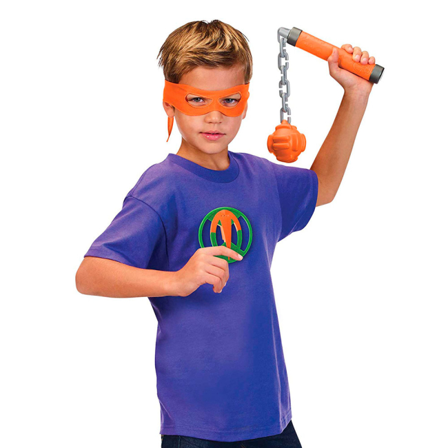 Аксессуары - Игрушечное оружие TMNT Эволюция Черепашек-Ниндзя Снаряжение Микеланджело (82053)#3