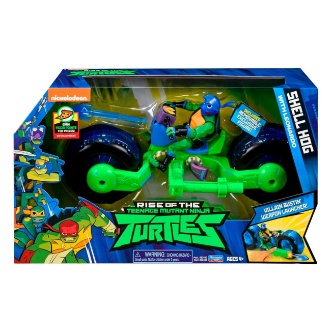 Фигурки персонажей - Набор TMNT Эволюция Черепашек-Ниндзя Мотоцикл стелс Леонардо (82481)#2