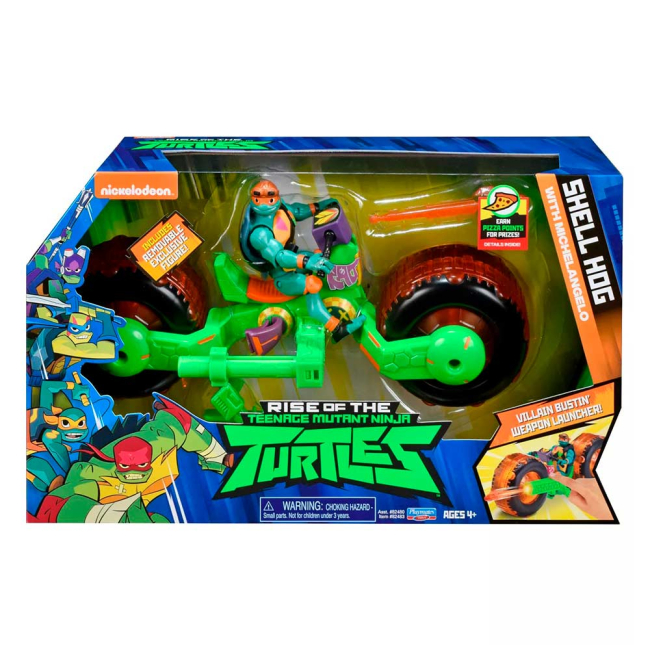 Фигурки персонажей - Набор TMNT Эволюция Черепашек-Ниндзя Байк Микеланджело (82483)#2