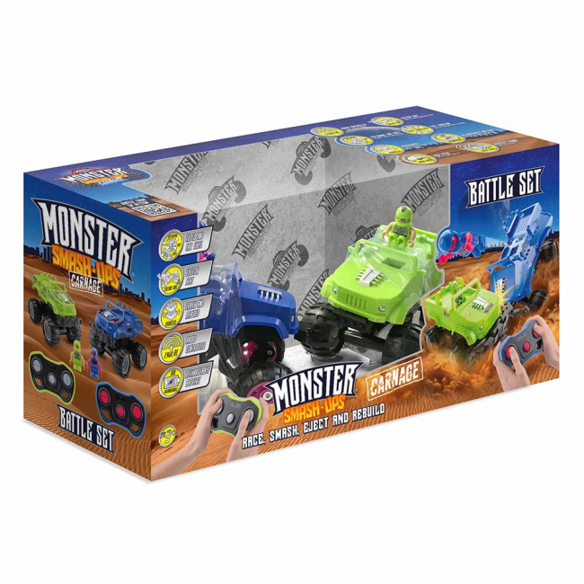Радиоуправляемые модели - Игровой набор Monster Smash Ups Двойной удар на радиоуправлении (TY6083)#2