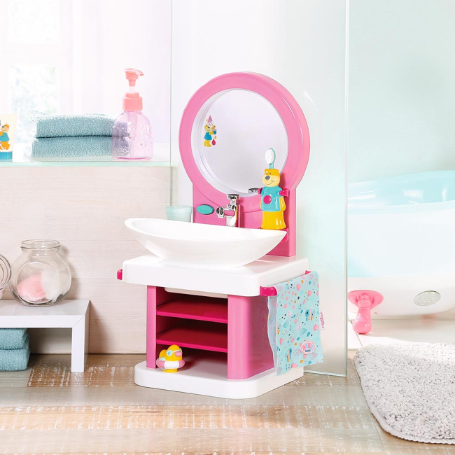 Меблі та будиночки - Інтерактивна раковина Baby Born Водні забави (827093)#3