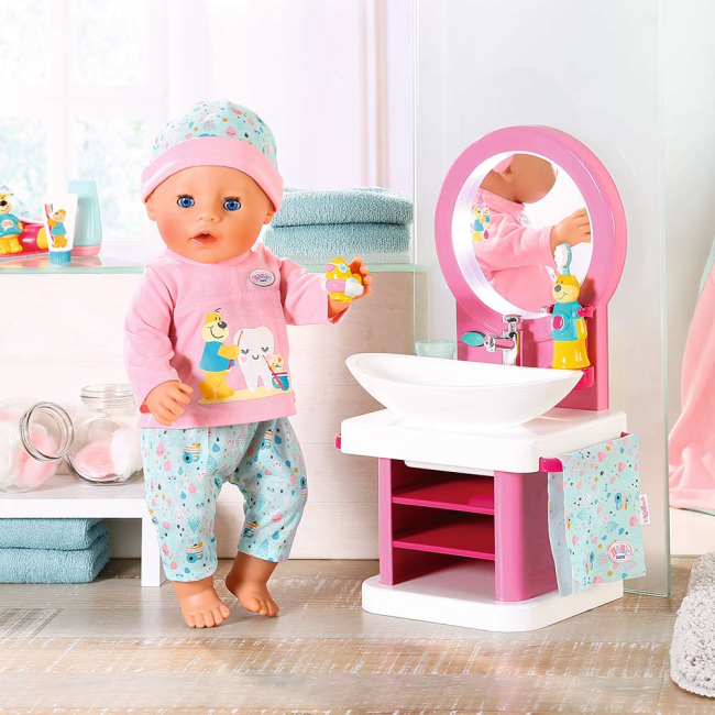 Меблі та будиночки - Інтерактивна раковина Baby Born Водні забави (827093)#5