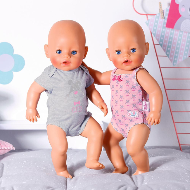 Одяг та аксесуари - Одяг для ляльки Baby Born Боді рожевий (827536-2)#4