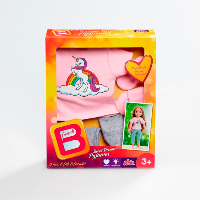 Одежда и аксессуары - Набор Addo Пижама и обувь для куклы (314-13101)#3