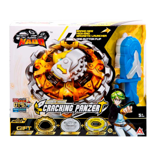 Дзиги та бойові арени - Дзиґа Infinity Nado Advanced Швидкий панцир (YW634404)#2