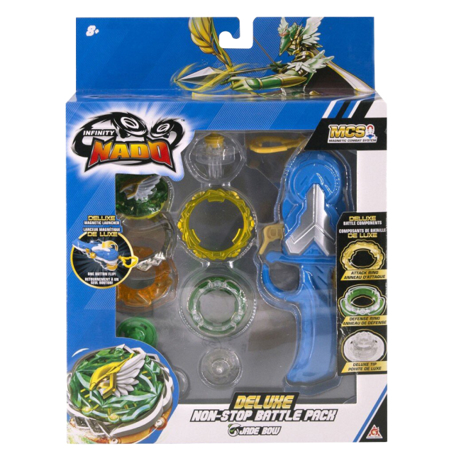 Волчки и боевые арены - Волчок Infinity Nado Advanced Нефритовый лук (YW634403)#2