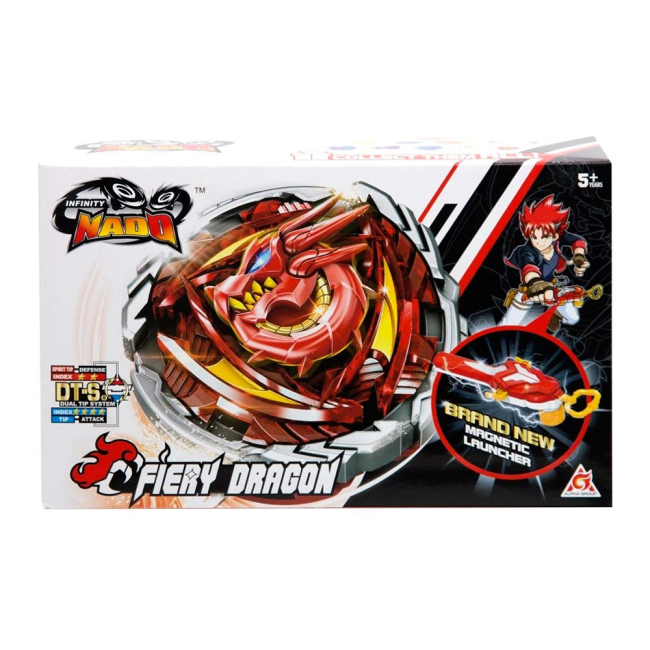 Дзиги та бойові арени - Дзиґа Infinity Nado Original Вогняний дракон (YW634302)#2