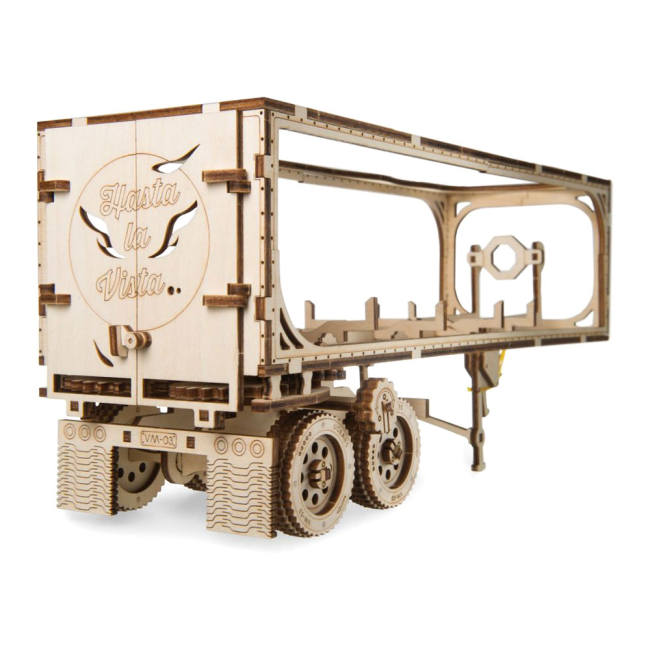 3D-пазлы - Механический 3D пазл Ukrainian Gears Полуприцеп для тягача VM-03 (70057)#2