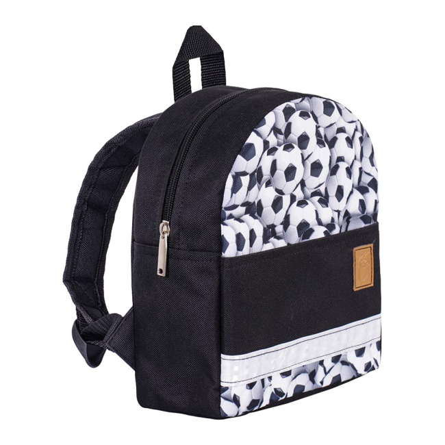 Рюкзаки и сумки - Рюкзак Zo Zoo Мячи черный непромокаемый (1100449-1)#2