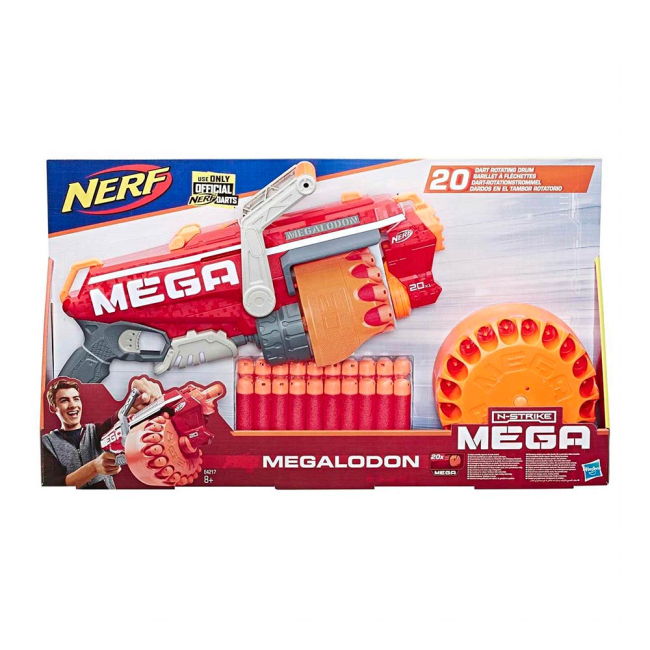 Помповое оружие - Игрушечный бластер Nerf Mega Мегалодон (E4217)#2