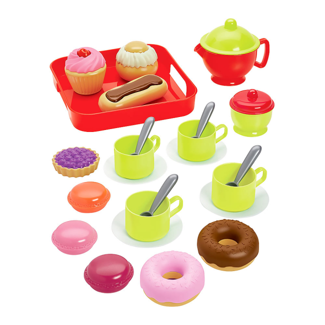 Детские кухни и бытовая техника - Набор Ecoiffier 100% Chef Чаепитие с пирожными (2612)#2