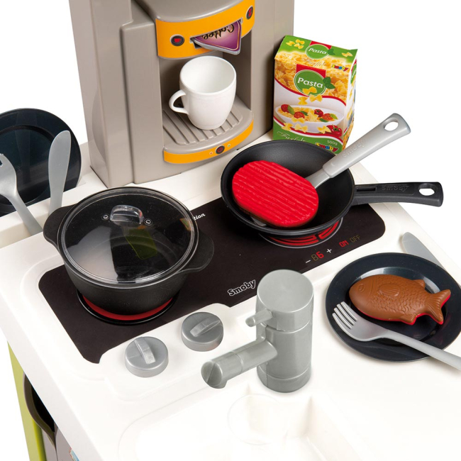 Детские кухни и бытовая техника - Набор Smoby Кухня Черри со звуковыми эффектами (310909)#4
