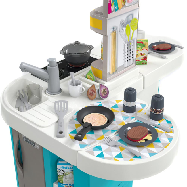 Детские кухни и бытовая техника - Набор Smoby Кухня Тефаль Студио френч со звуковыми эффектами (311045)#3