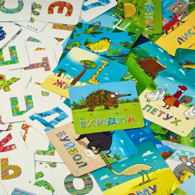 Настольные игры - Настольная игра Банда умников Зверобуквы (УКР008)#3