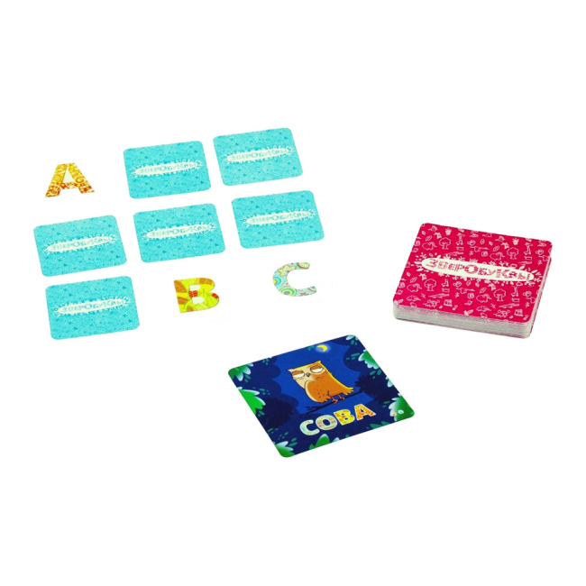 Настольные игры - Настольная игра Банда умников Зверобуквы (УКР008)#4