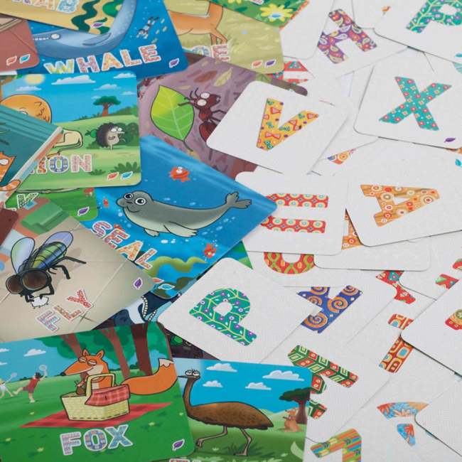 Настольные игры - Настольная игра Банда умников Зверобуквы english (УКР012)#4