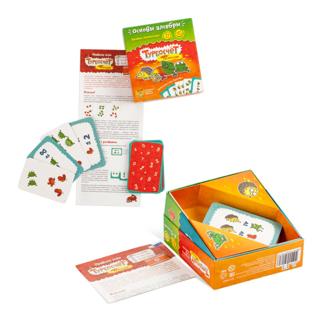 Настольные игры - Настольная игра Банда Умников Турбосчет Форсаж (УКР007)#2