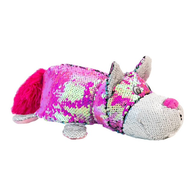 М'які тварини - М'яка іграшка ZooPrяtki Кіт-миша з паєтками 2в1 30 см (516IT-ZPR)#2