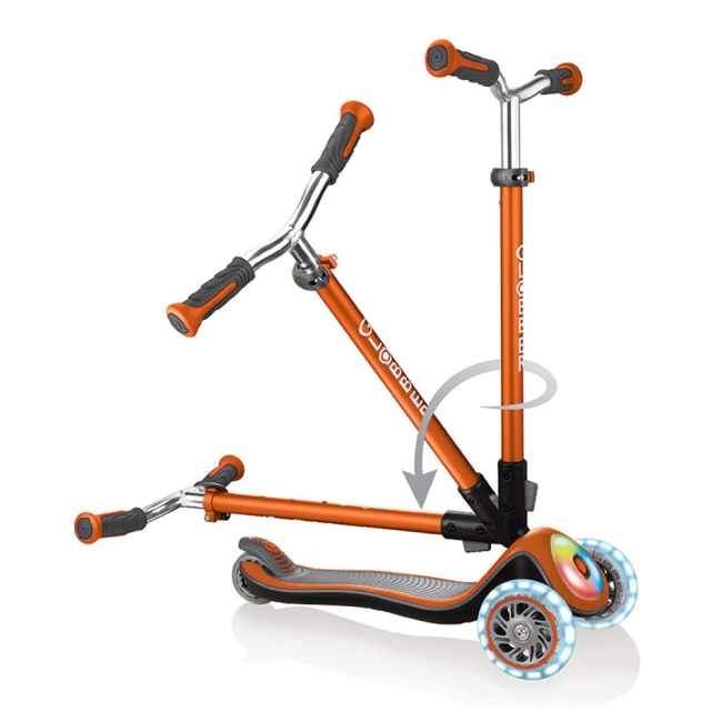 Самокаты - Самокат Globber Elite prime медно-красный с подсветкой (444-804)#2