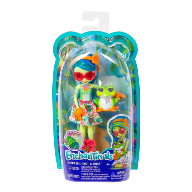 Ляльки - Лялька Enchantimals Жабеня Таміка (GFN43)#5