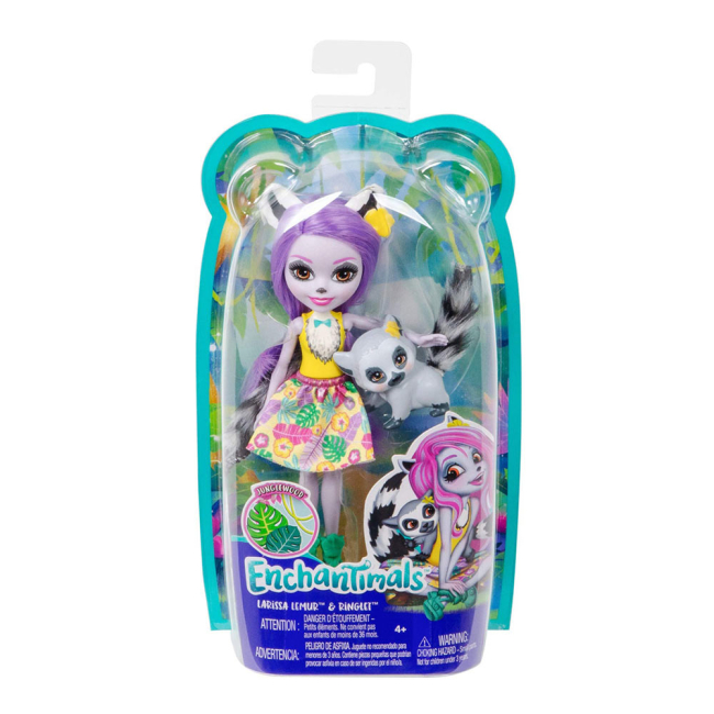 Ляльки - Лялька Enchantimals Лемур Лариса (GFN44)#4