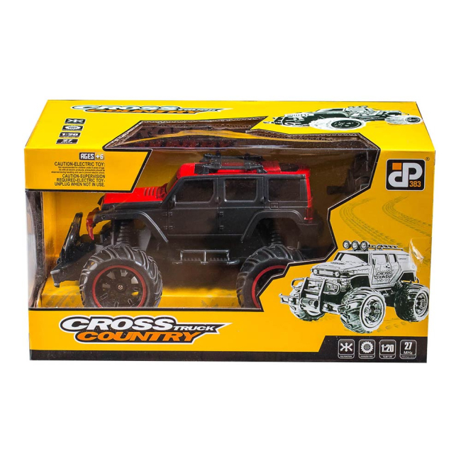 Радіокеровані моделі - Машинка JP383 Fanatic cross country 1:20 червоно-чорна радіокерована (HB-XC08B-1)#3