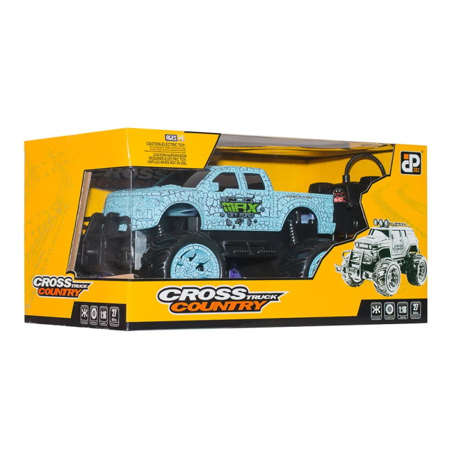 Радиоуправляемые модели - Машинка JP383 Pickup 1:16 голубая радиоуправляемая (HB-YY1602B-2)#3